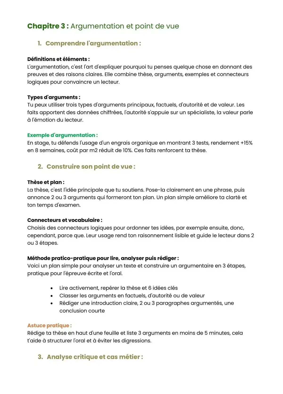 Example Fiche de Révision Bac Pro CPH