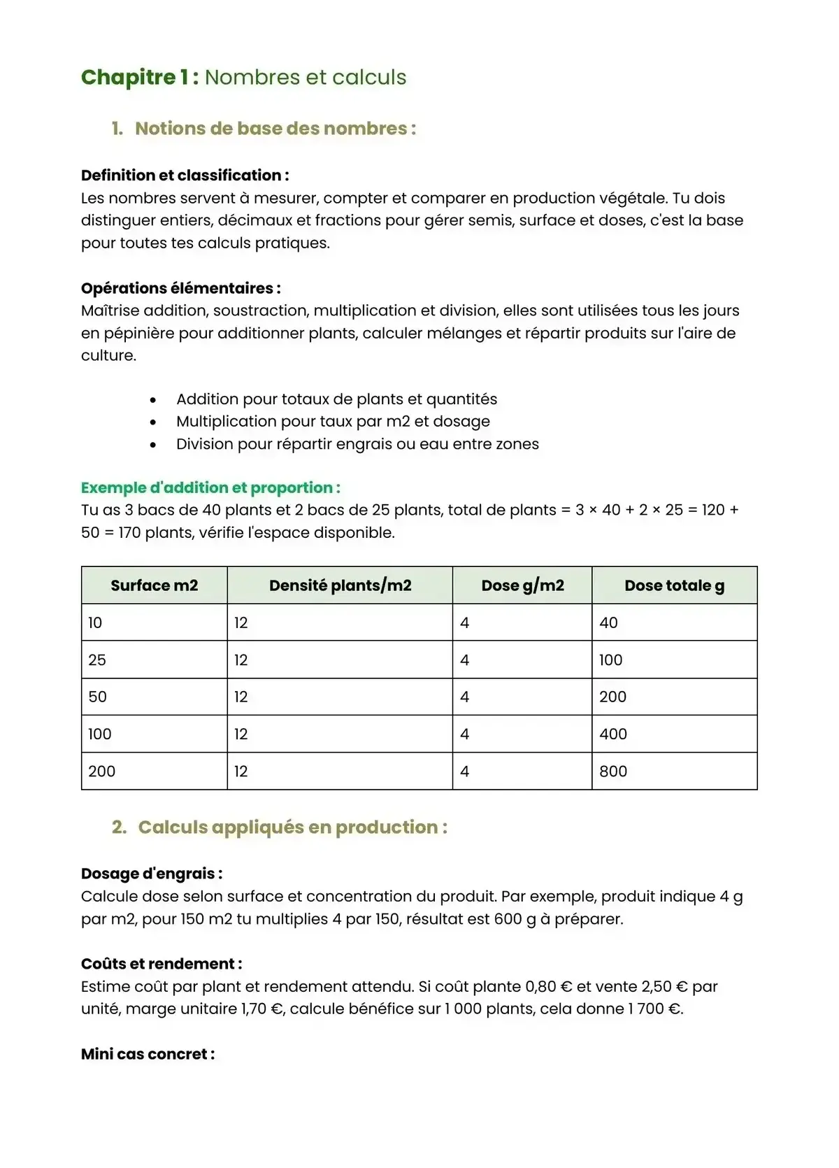 Example Fiche de Révision Bac Pro CPH